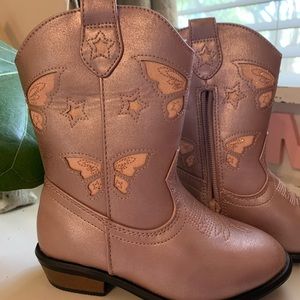 ✨Brand New✨ Cat & Jack Metallic Pink Boots